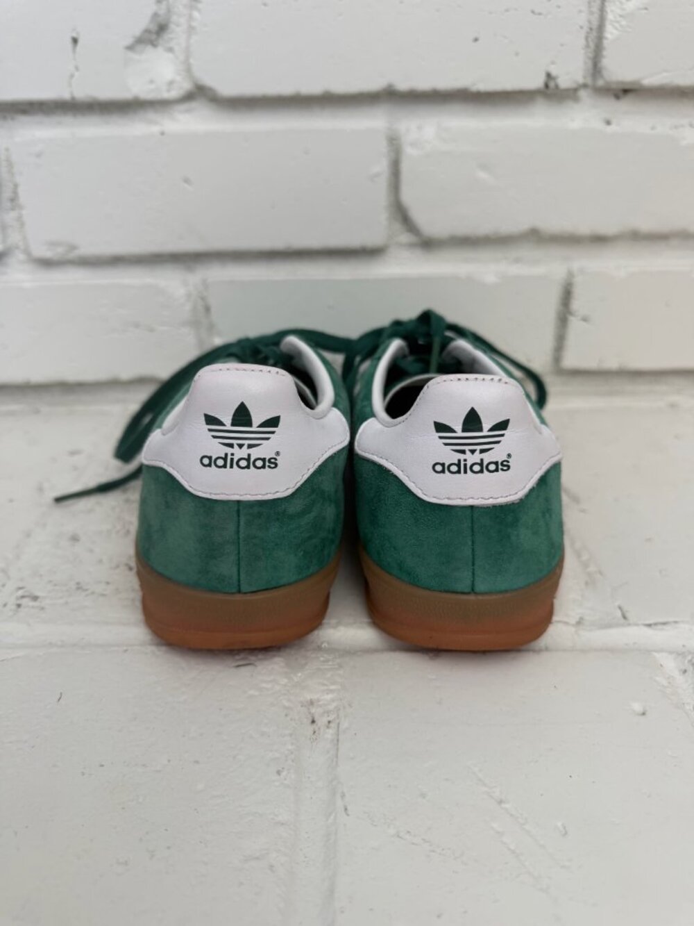 Adidas Gazelle Indoor Green Suede Gum Sole Sneakers Women's Size 4 - Picture 5 of 6